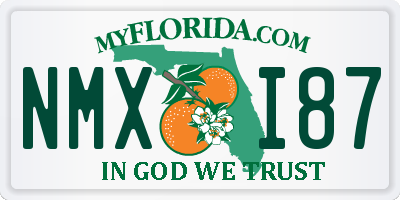 FL license plate NMXI87