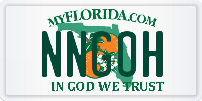 FL license plate NNGOH