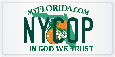 FL license plate NYC0P