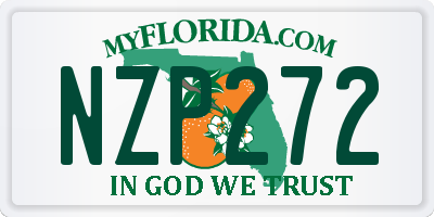 FL license plate NZP272
