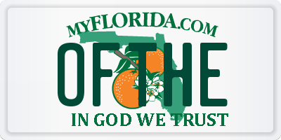 FL license plate OFTHE