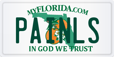 FL license plate PAINLS