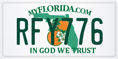 FL license plate RFY776