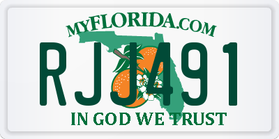 FL license plate RJJ491