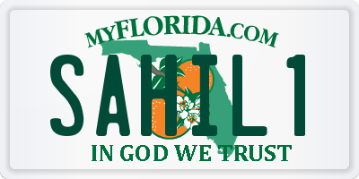 FL license plate SAHIL1