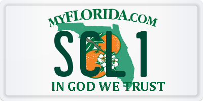 FL license plate SCL1