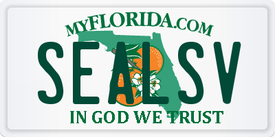 FL license plate SEALSV