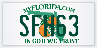 FL license plate SFH63