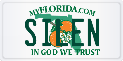 FL license plate SILEN