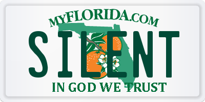 FL license plate SILENT