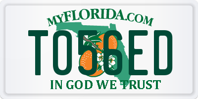 FL license plate T056ED