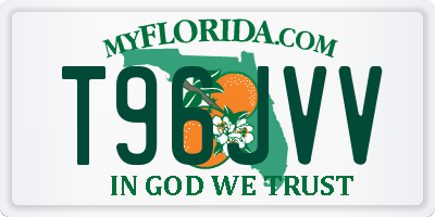 FL license plate T96JVV