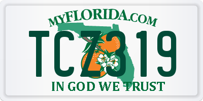 FL license plate TCZ319
