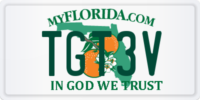 FL license plate TGT3V