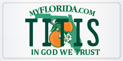 FL license plate TITIS