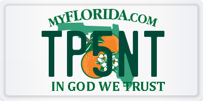 FL license plate TP5NT