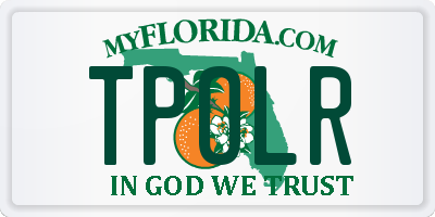 FL license plate TPOLR