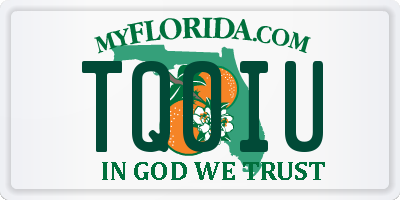 FL license plate TQ0IU