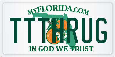 FL license plate TTTHRUG
