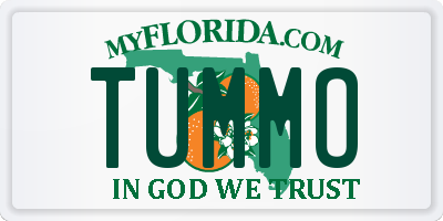 FL license plate TUMMO