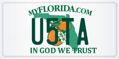 FL license plate U5TA