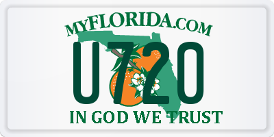 FL license plate U720