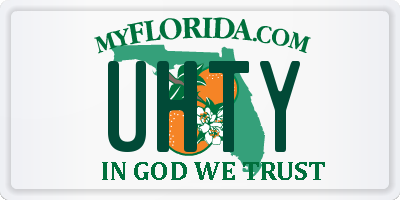 FL license plate UHTY