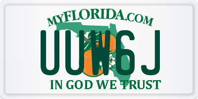 FL license plate UUW6J