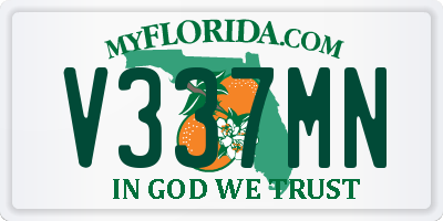 FL license plate V337MN