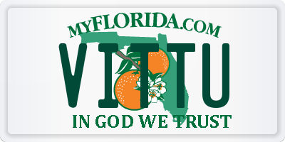 FL license plate VITTU
