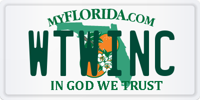 FL license plate WTWINC