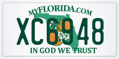 FL license plate XC6948