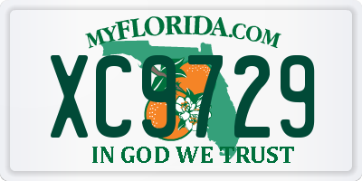 FL license plate XC9729