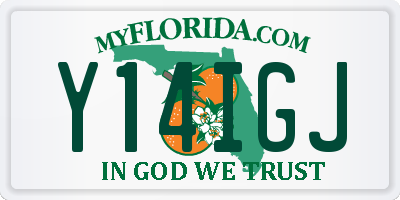 FL license plate Y14IGJ