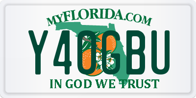 FL license plate Y40GBU