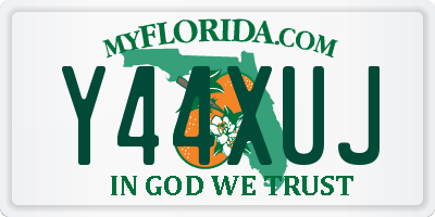 FL license plate Y44XUJ