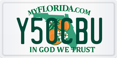 FL license plate Y50CBU