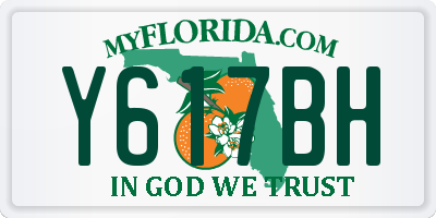 FL license plate Y617BH