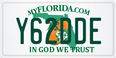 FL license plate Y62DDE