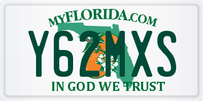 FL license plate Y62MXS