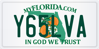 FL license plate Y65LVA