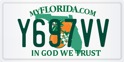 FL license plate Y697VV