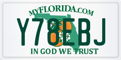 FL license plate Y78EBJ