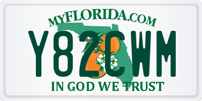 FL license plate Y82CWM