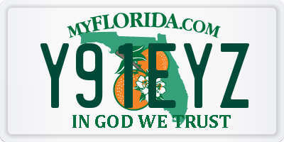 FL license plate Y91EYZ