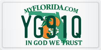 FL license plate YG91Q