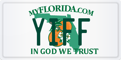 FL license plate YIFF