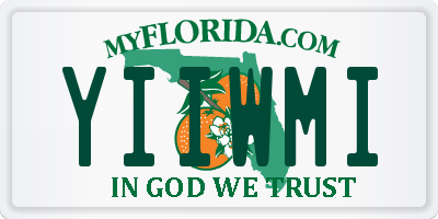 FL license plate YIIWMI