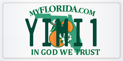 FL license plate YIMI1