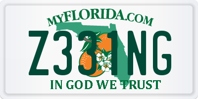 FL license plate Z331NG